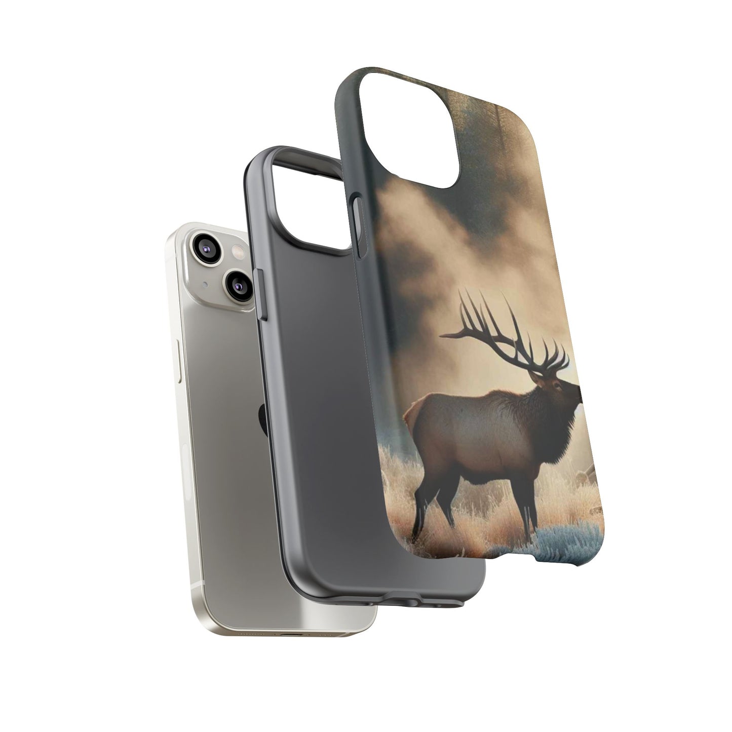 Phone Case - Elk on a Frosty Morning Design