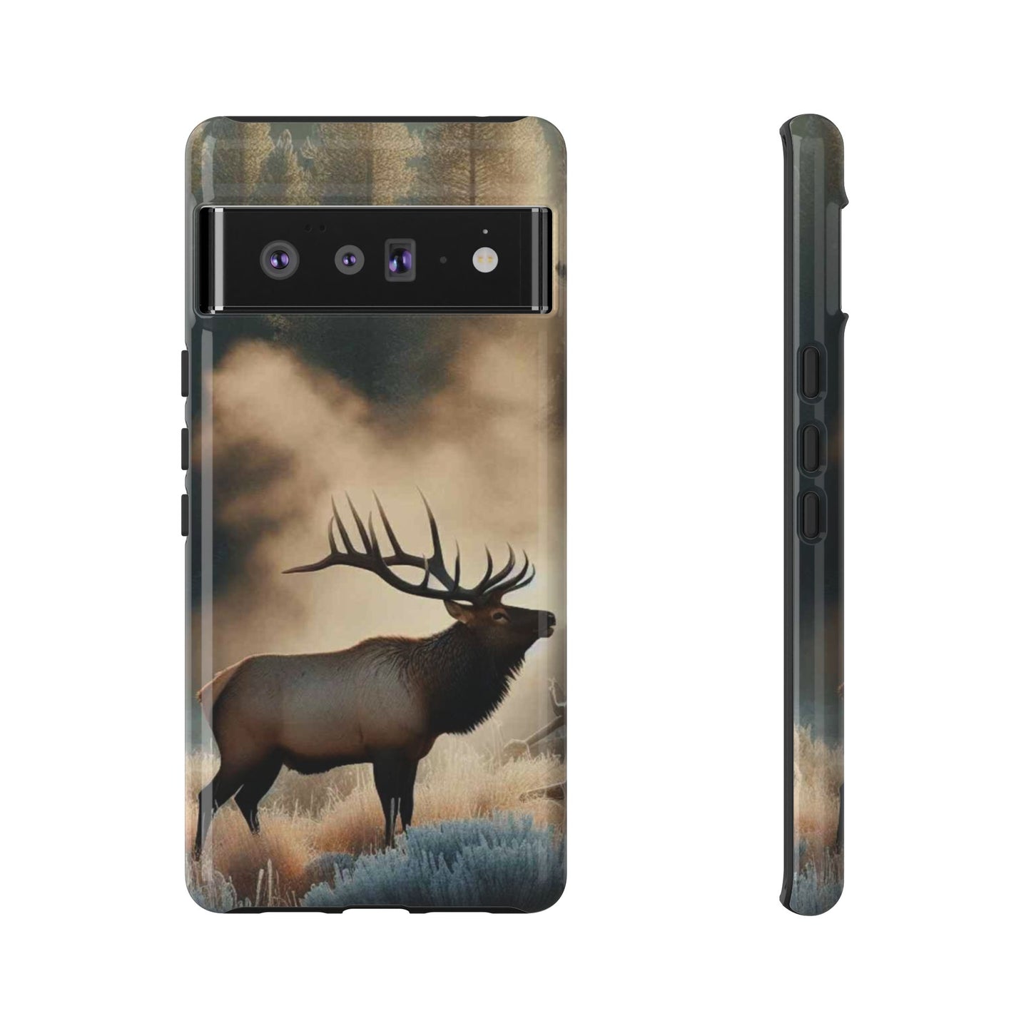 Phone Case - Elk on a Frosty Morning Design