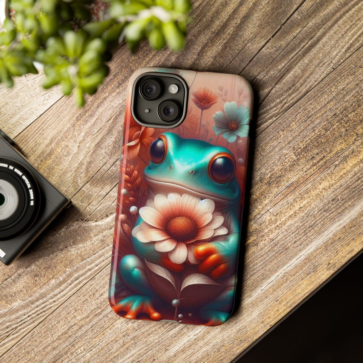 Phone Case Froggy Flower Days Tough Cases