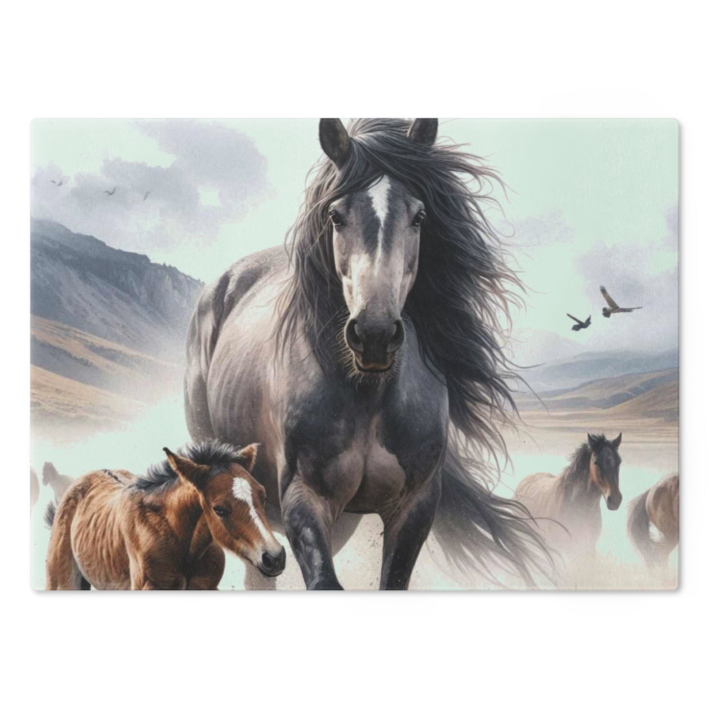 Cutting Board - Wild Horses