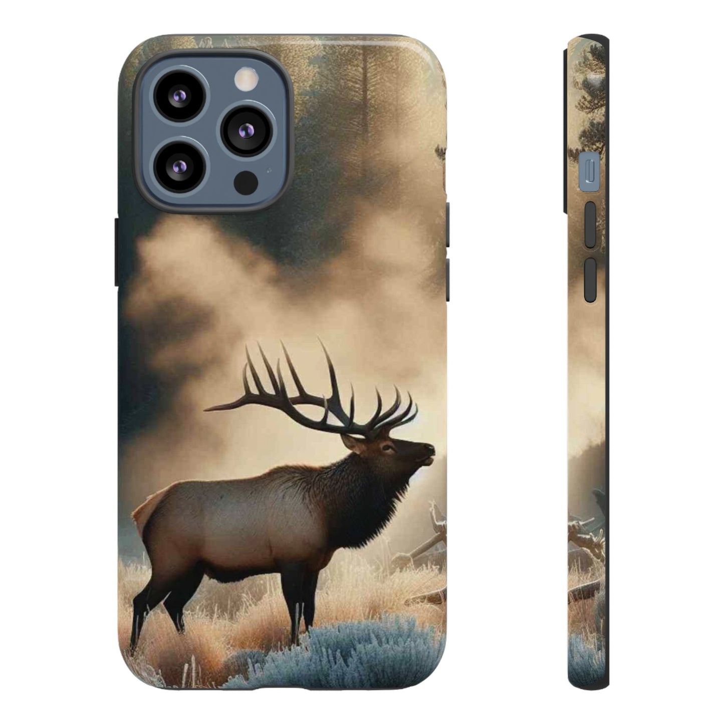 Phone Case - Elk on a Frosty Morning Design