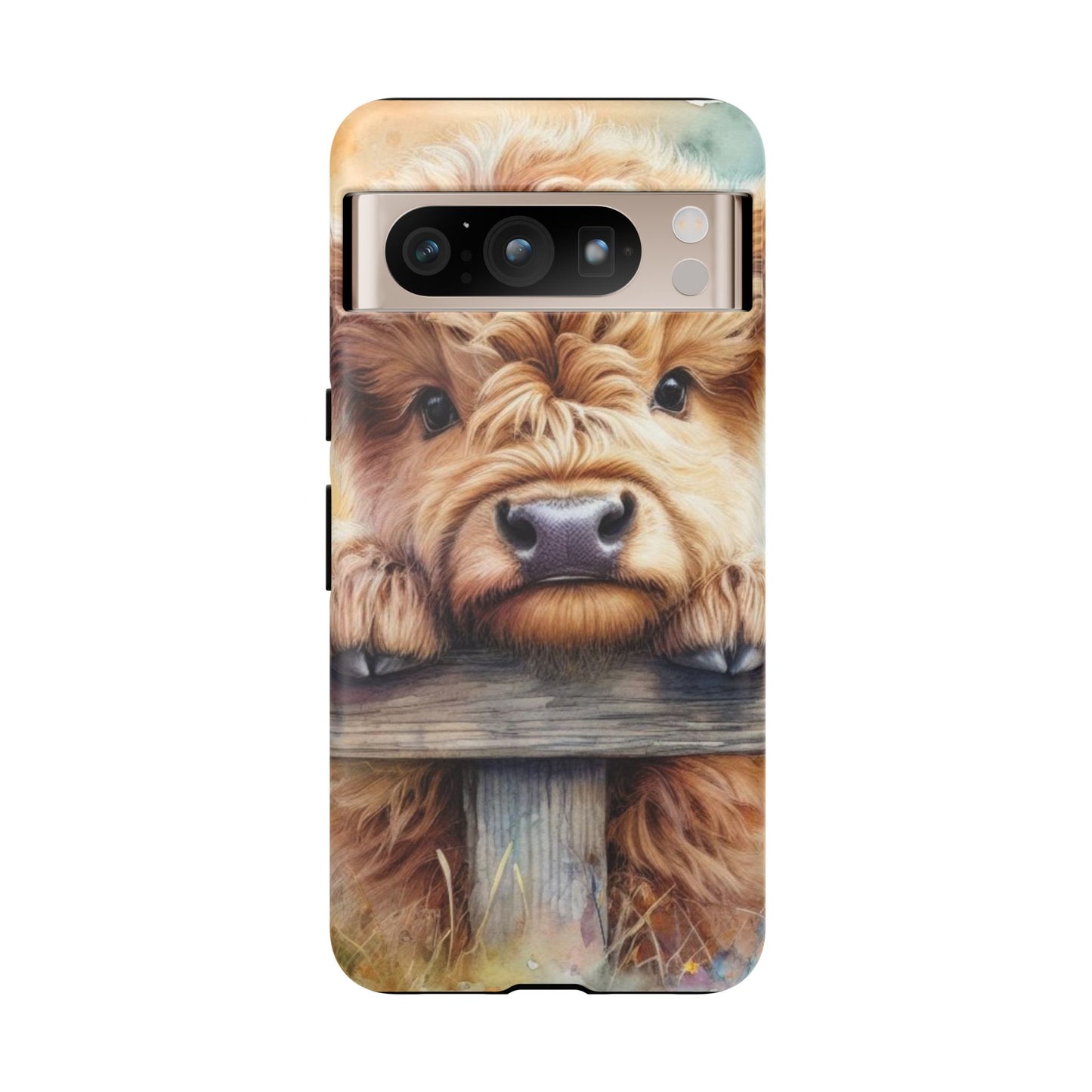 Tough Cases - Cute Highland Cow iPhone Case