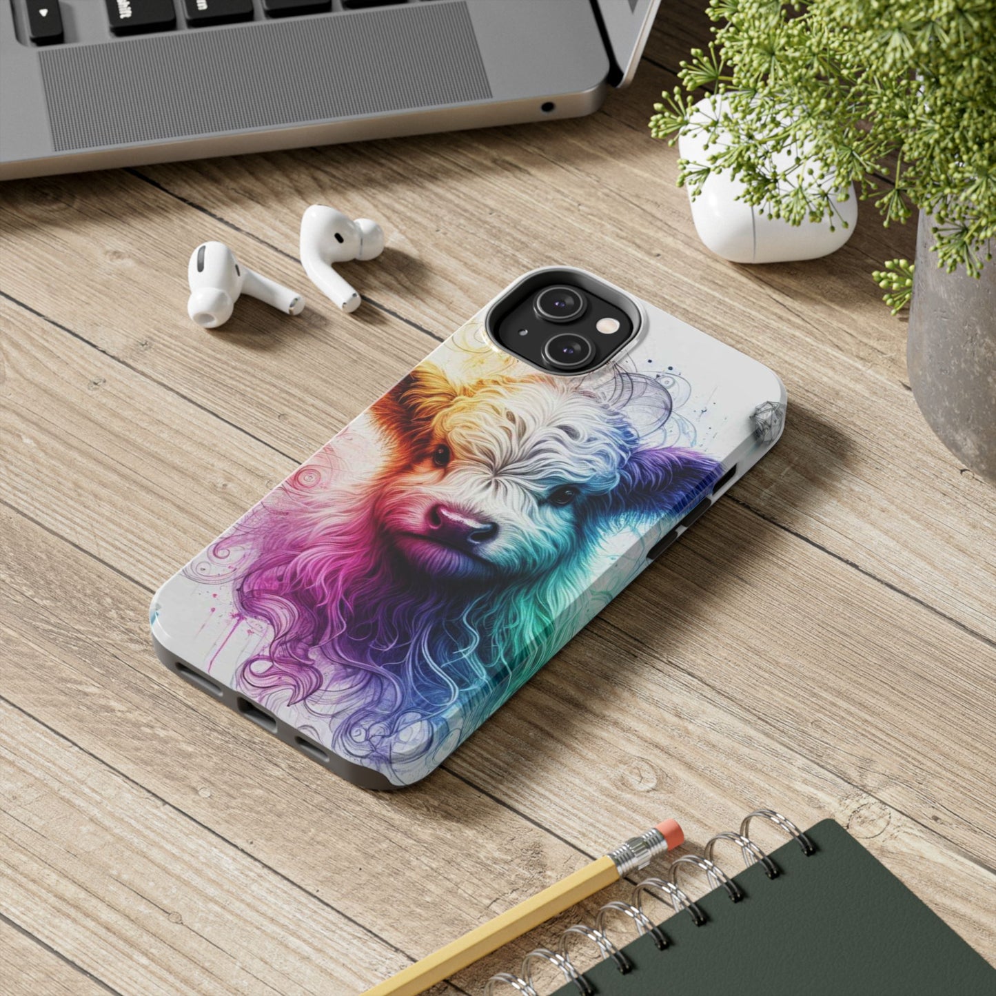 Tough Phone Cases - Cute Cow