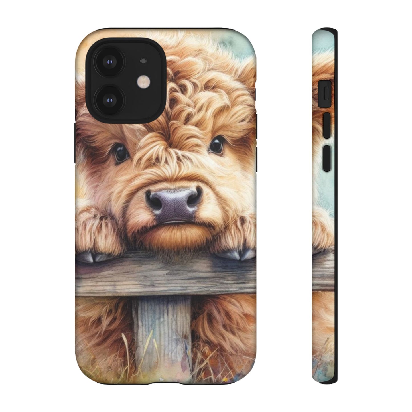 Tough Cases - Cute Highland Cow iPhone Case