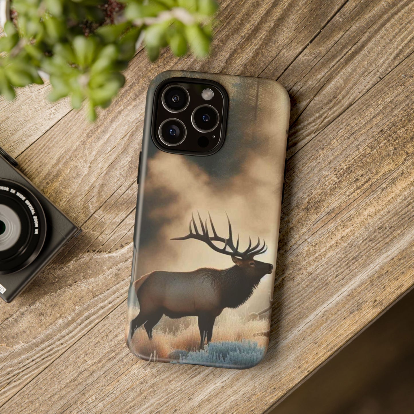 Phone Case - Elk on a Frosty Morning Design