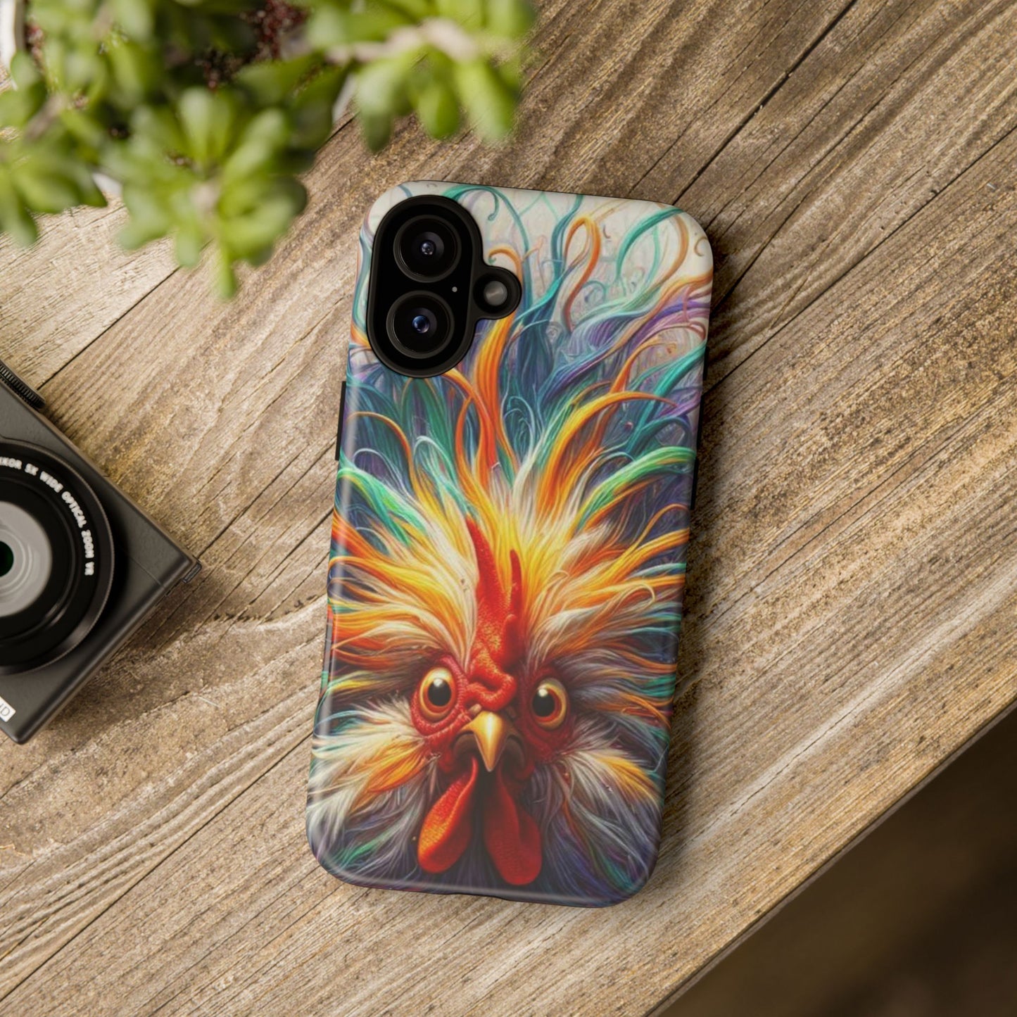 Phone Case - Frazzled Feather Friend Tough Case