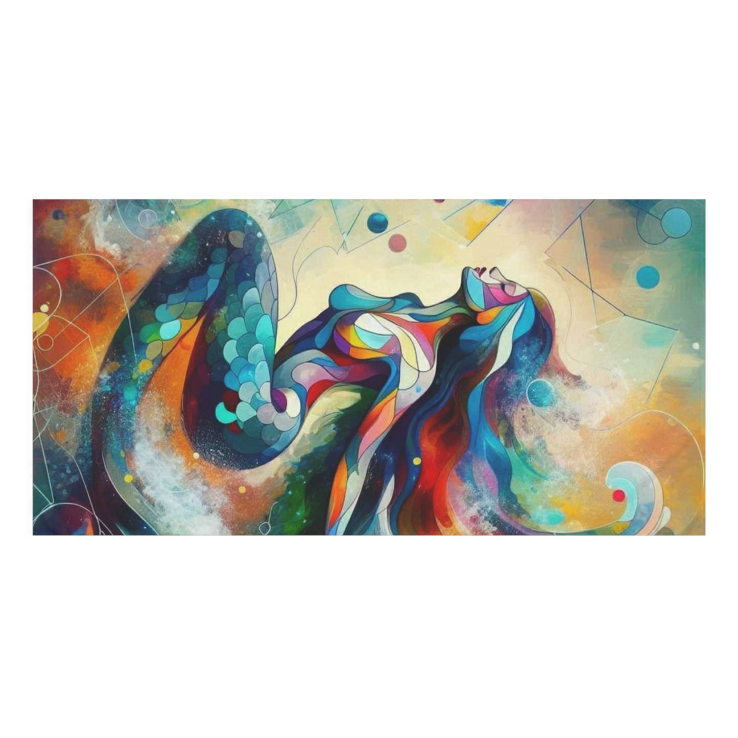 Mink-Cotton Towel - mermaid