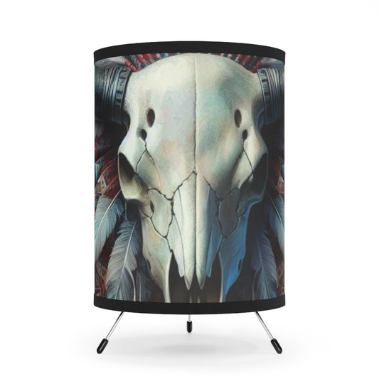 Tripod Lamp with High-Res Printed Shade, US\CA plug