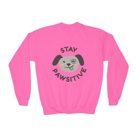 Stay Pawsitive Youth Sweatshirt