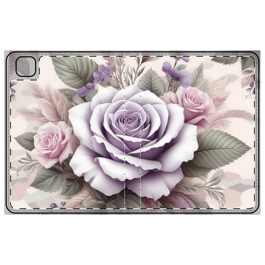 Tablet Folio Case Purple Rose