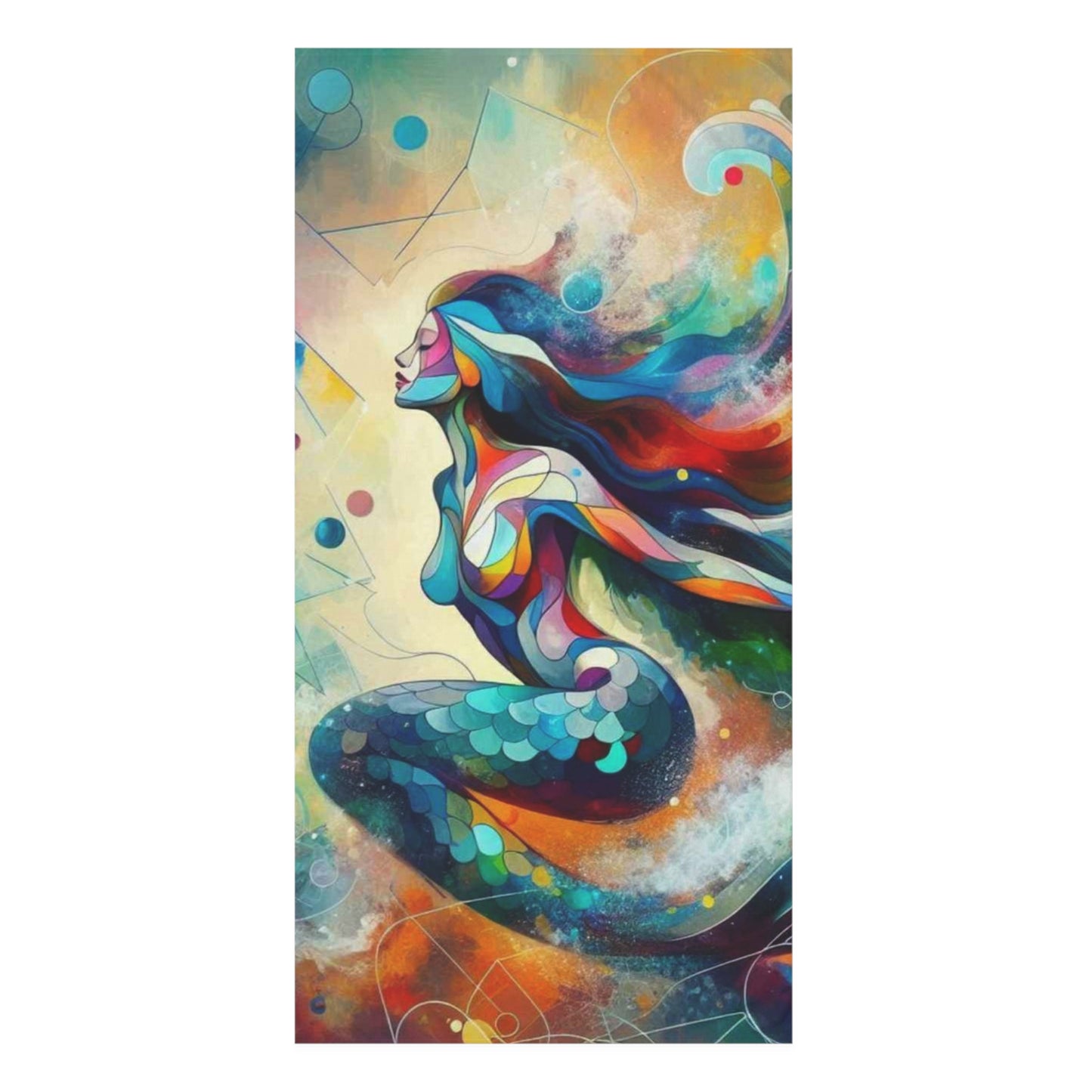 Mink-Cotton Towel - mermaid